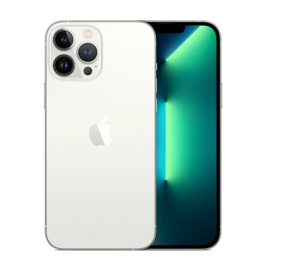 아이폰13프로맥스 실버 색상. 애플 홈페이지.