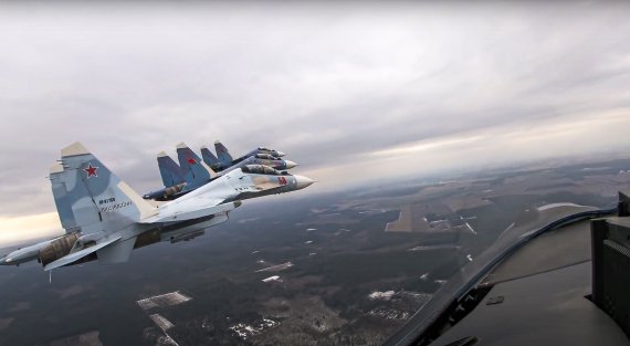 러시아 Su-30 전투기. /사진=러시아 국방부 제공