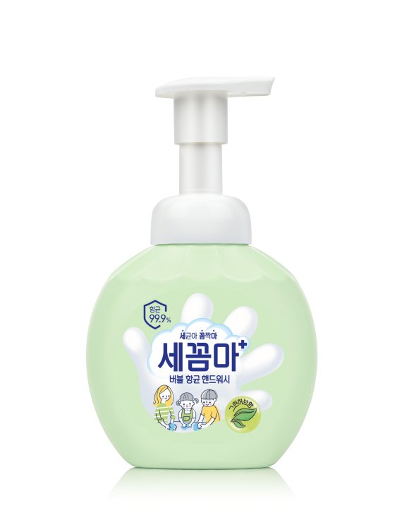 LG생건, '세균아 꼼짝마' 핸드워시 그린허브향 출시