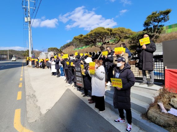 '트리마제 양산' 고분양가 논란 예비입주자 "특화설계 해달라"