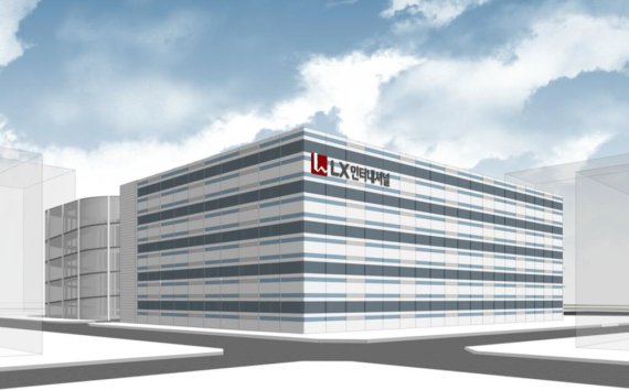 LX인터내셔널이 부산에 건립 예정인 친환경 복합 물류센터 조감도