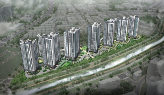 '지제역 푸르지오 엘리아츠' 조감도.