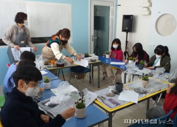 재미있는 느티나무 온가족도서관- 아이돌봄 서비스. 사진제공=고양시