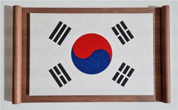 한지 태극기 사진