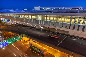 시애틀-타코마 국제공항 국제선 입국 시설. 델타항공 제공