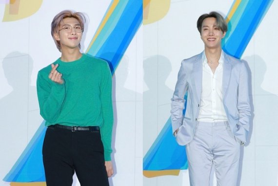 방탄소년단 RM(왼쪽), 제이홉/ 빅히트엔터테인먼트 © 뉴스1