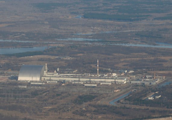 우크라이나 키이우 북부에 위치한 체르노빌 원자력 발전소. 로이터 뉴스1