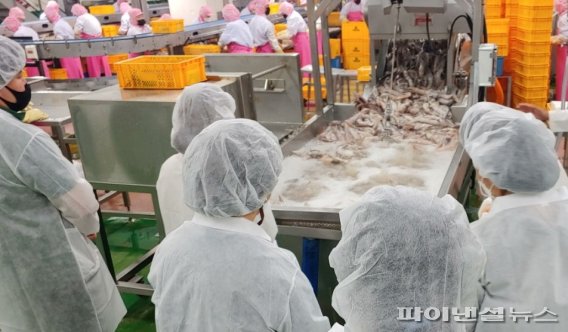 김포시 학교급식 수산물 점검. 사진제공=김포시