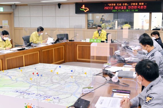 수원시, '재난대응 안전한국훈련' 행안부장관 표창