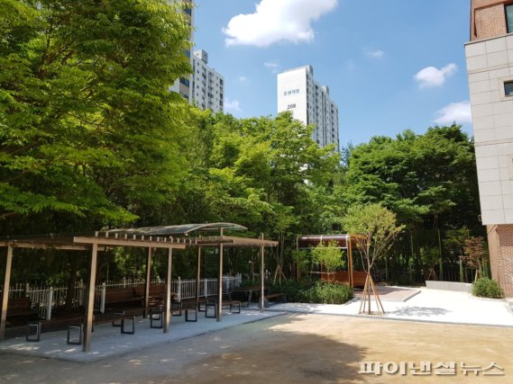 안양 동안고등학교 학교숲. 사진제공=안양시