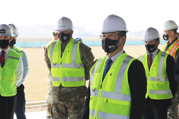 서욱, 캠프 험프리스 방문 '연합방위태세 점검&middot;연합사 이전 준비상황 확인'