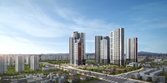 '더 트루엘 포항' 투시도.
