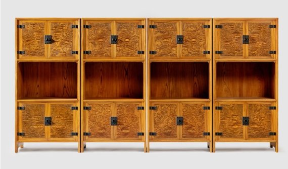 [서울=뉴시스]국가무형문화재 55호 소목장 박명배 전통목가구