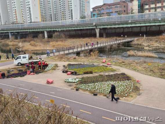 안양천변 충훈부광장. 사진제공=안양시