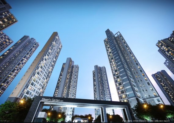 울산 뉴시티 에일린의 뜰 2차 단지 투시도