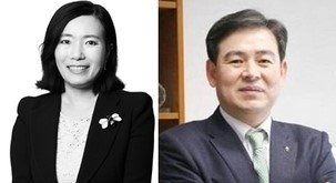 박정림(왼쪽)·김성현 KB증권 대표이사.