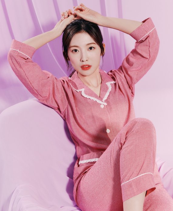 BYC 모델 아린이 입은 올해 봄·여름(SS)시즌 파자마