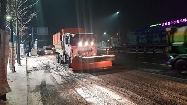 대전시, 지난 겨울 총연장 1529㎞ 제설작업했다