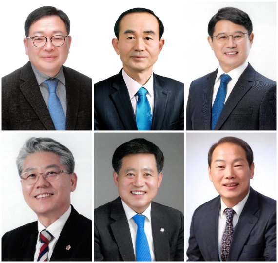 사진 윗줄 왼쪽부터 시계방향으로 구형보, 박준배, 신성욱, 이홍규, 정성주, 정호영(가나다순).© 뉴스1