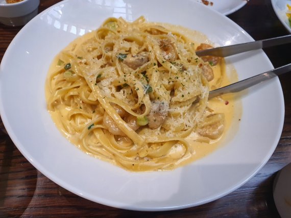 [서울=뉴시스] 아웃백 투움바 파스타. 2022.04.13.