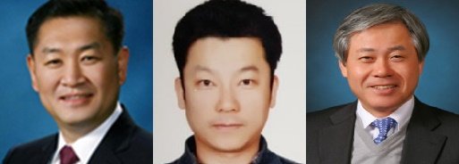 [서울=뉴시스] 21일 열린 과학·정보통신의날 기념식에서 정부포상을 받은 한종희 삼성전자 대표, 오태경 SK하이닉스 부사장, 김형진 세종텔레콤 대표. (사진=과총 제공) 2022.4.21 *재판매 및 DB 금지