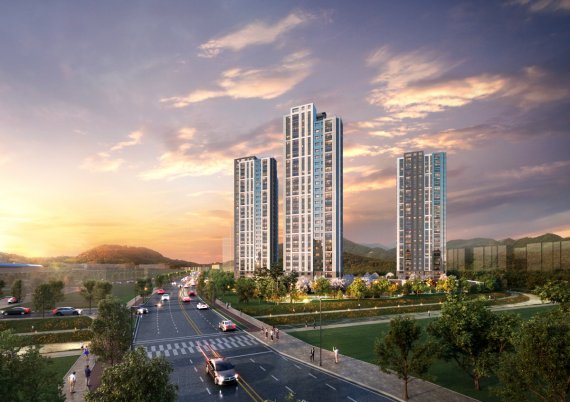 e편한세상 지축 센텀가든 투시도