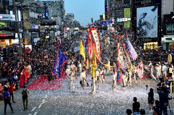 [안성=뉴시스] 안성맞춤 남사당바우덕이축제 모습. 2022.04.25. (사진=안성시 제공)