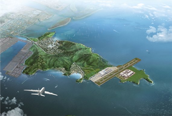 가덕도 신공항 조감도(부산시 제공)