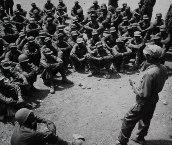 에티오피아군이 훈련 받고 있는 모습.(유엔평화기념관 제공) © 뉴스1