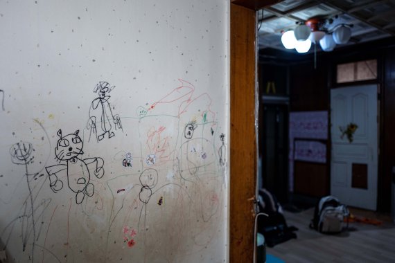 [서울=뉴시스] 정병혁 기자 = 벽에 그려진 낙서. 2022.05.05. jhope@newsis.com