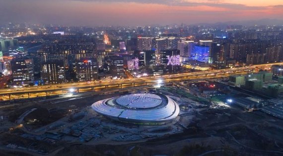 항저우아시안게임 경기장 이미지 사진. 중국 매체 캡쳐