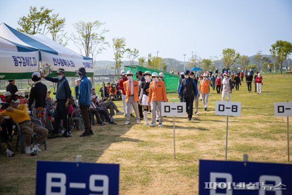 박순정-장수임 연천군수배 전국파크골프대회 우승