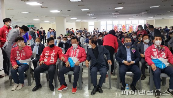 백경현 국민의힘 구리시장 후보 7일 선거사무소 개소식 개최. 사진제공=백경현 후보 캠프