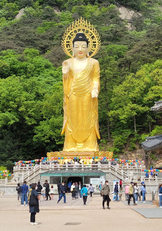 부처님오신날 법요식 봉행…조계사, 윤 당선인등 1만여 명 참석(종합)