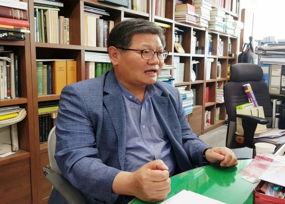 김수갑 21대 충북대학교 총장.2022.5.9/© News1 엄기찬 기자