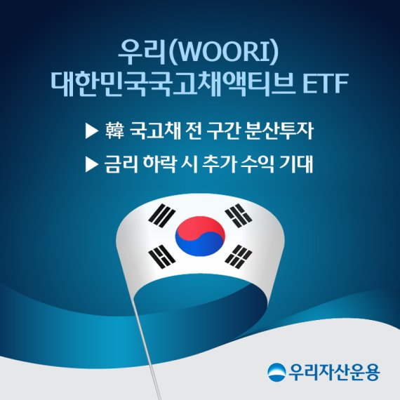 우리자산운용, 국고채 액티브ETF 출시