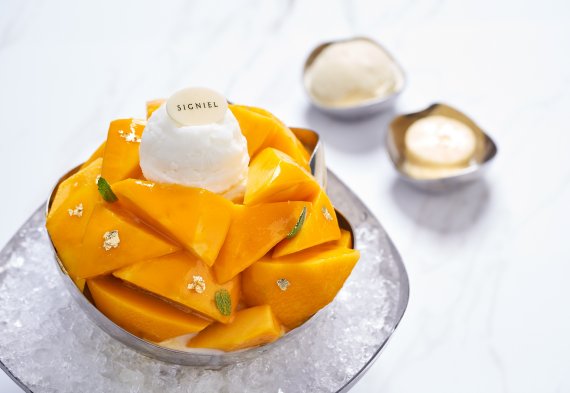 롯데호텔, 애플망고 빙수 출시..."여름 한정"