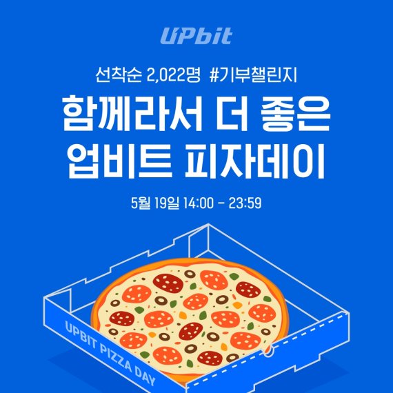 업비트-빗썸, '비트코인 피자데이' 맞아 피자 쏜다