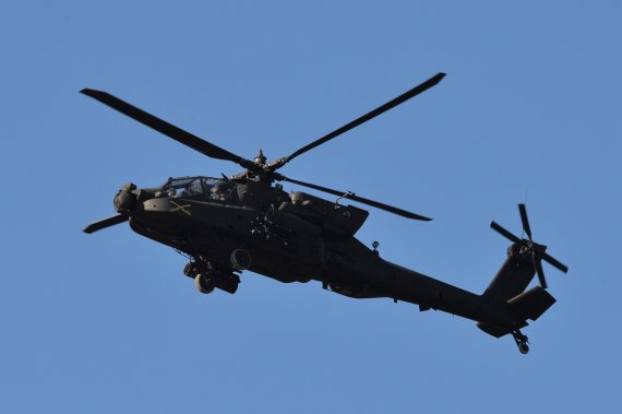 주한 미 육군의 AH-64E '아파치 가디언' 공격 헬기. 2020.2.13/뉴스1 © News1 최창호 기자