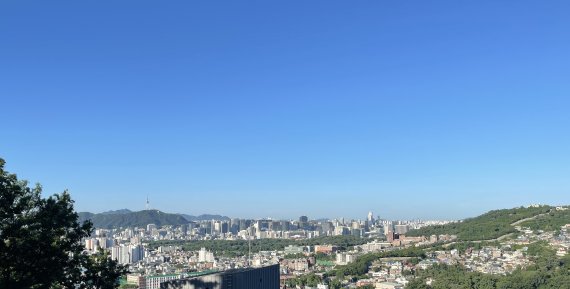서울 성북구 성북동에서 바라본 도심. 2021.6.16/뉴스1 © News1 박지혜 기자