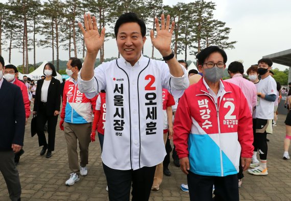 오세훈 국민의힘 서울시장 후보. 2022.5.21/뉴스1 © News1 김진환 기자