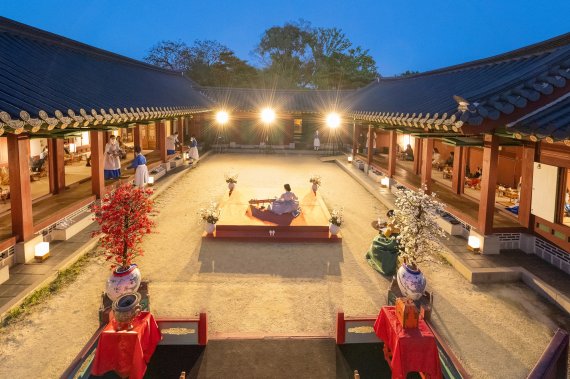 [서울=뉴시스] 경복궁 '수라간 시식공감' 행사. (사진=문화재청 제공) 2022.05.24. photo@newsis.com *재판매 및 DB 금지