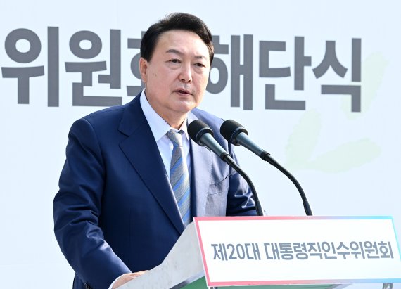 윤석열 대통령 당선인. (공동취재) 2022.5.6/뉴스1 © News1 안은나 기자