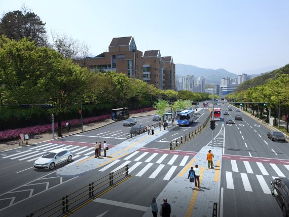 양재∼염곡∼세곡 '헌릉로 중앙버스전용차로' 9.7㎞ 착공