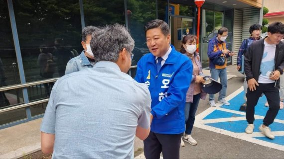 오하근 더불어민주당 순천시장 후보. © News1 김동수 기자