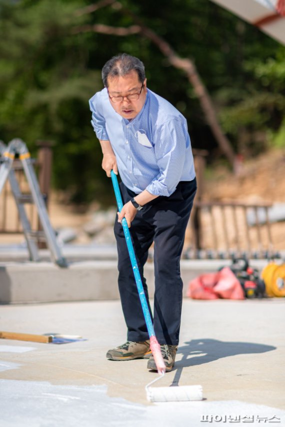 조광한 남양주시장 27일 청학밸리리조트 개장준비 로드체킹. 사진제공=남양주시