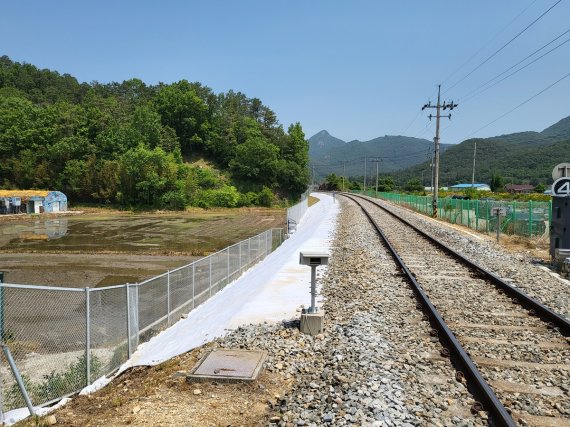 코레일, 선로 비탈면 수해 예방 신기술 개발