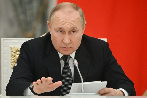 [모스크바=AP/뉴시스] 블라디미르 푸틴 러시아 대통령. 2022.05.26.