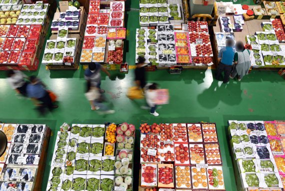 부산 해운대구 반여농산물도매시장.