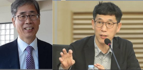 신평 변호사(왼쪽)와 진중권 전 동양대 교수. © 뉴스1